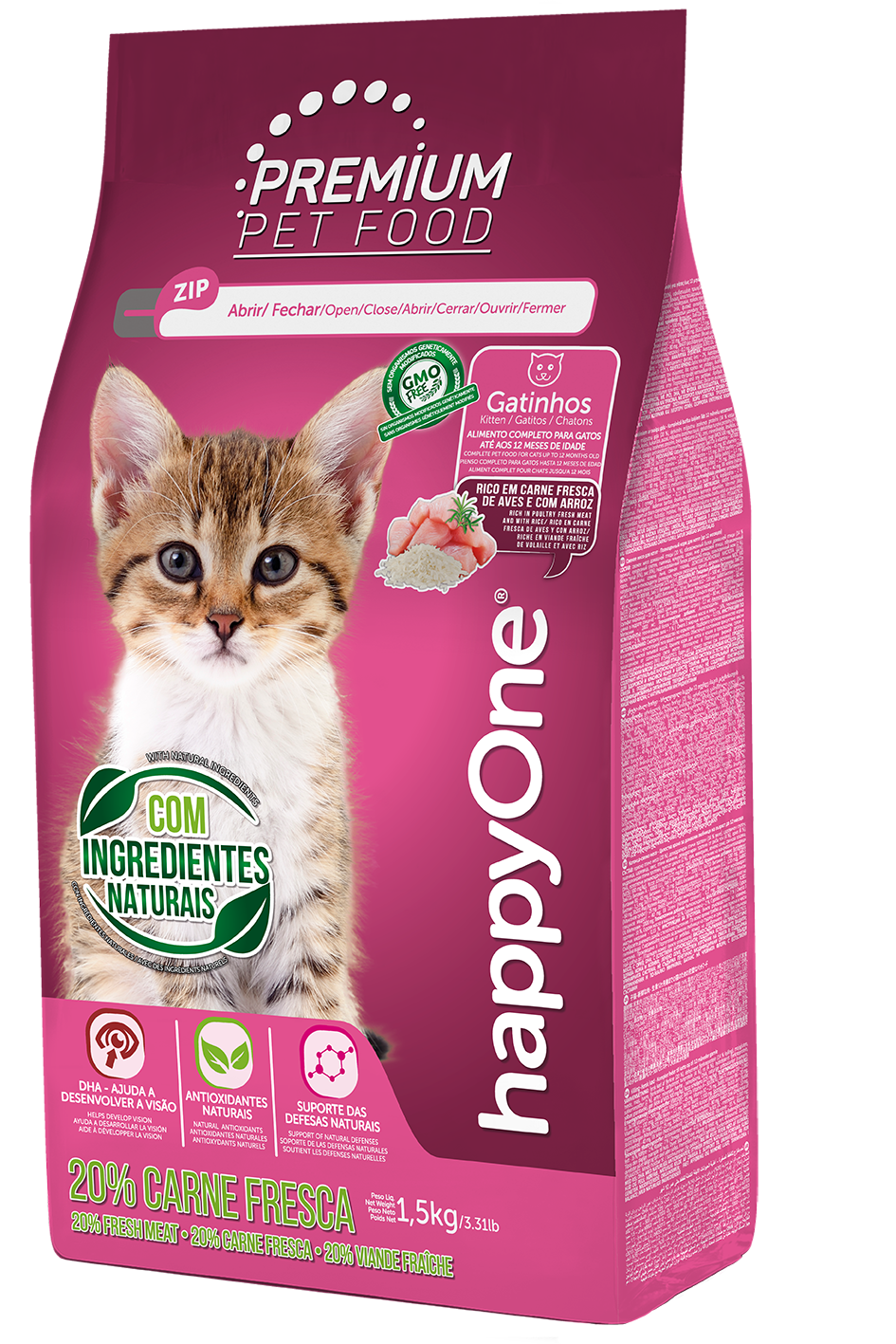 HappyOne Premium Kitten - Fresh Meat 1,5 kg